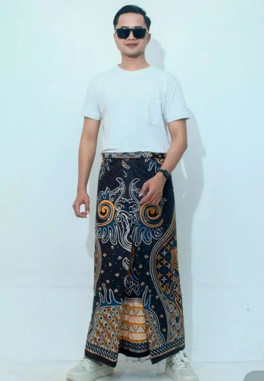 Sarung Batik Aidan Kuning Premium MR