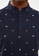 LC WAIKIKI blue Judge Collar Short Sleeve Patterned Men's T-Shirt FD958AAC9CEE03GS_4
