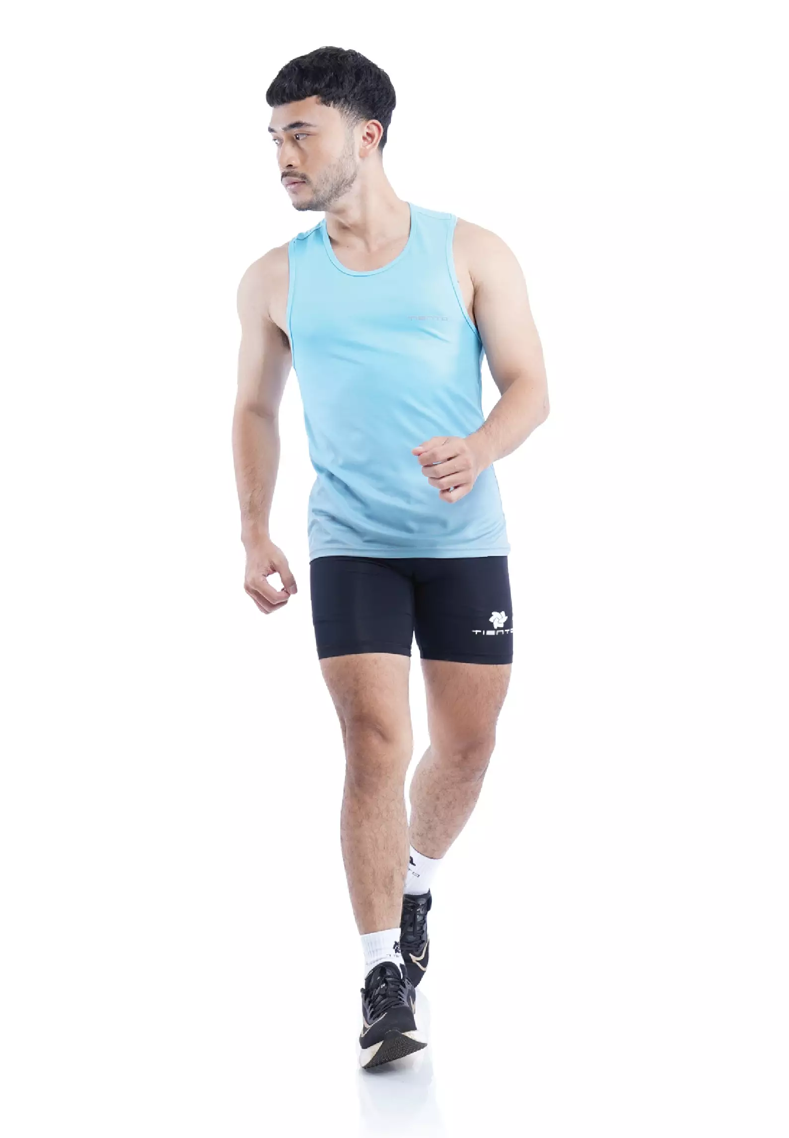 Tiento Jersey Running Baju Olahraga Lari Pria Singlet Lekbong Kaos Dryfit Xceleration Men