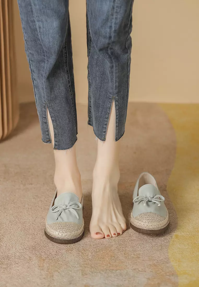 Buy Twenty Eight Shoes Bow Faux Leather Espadrilles PS6331 2023 Online