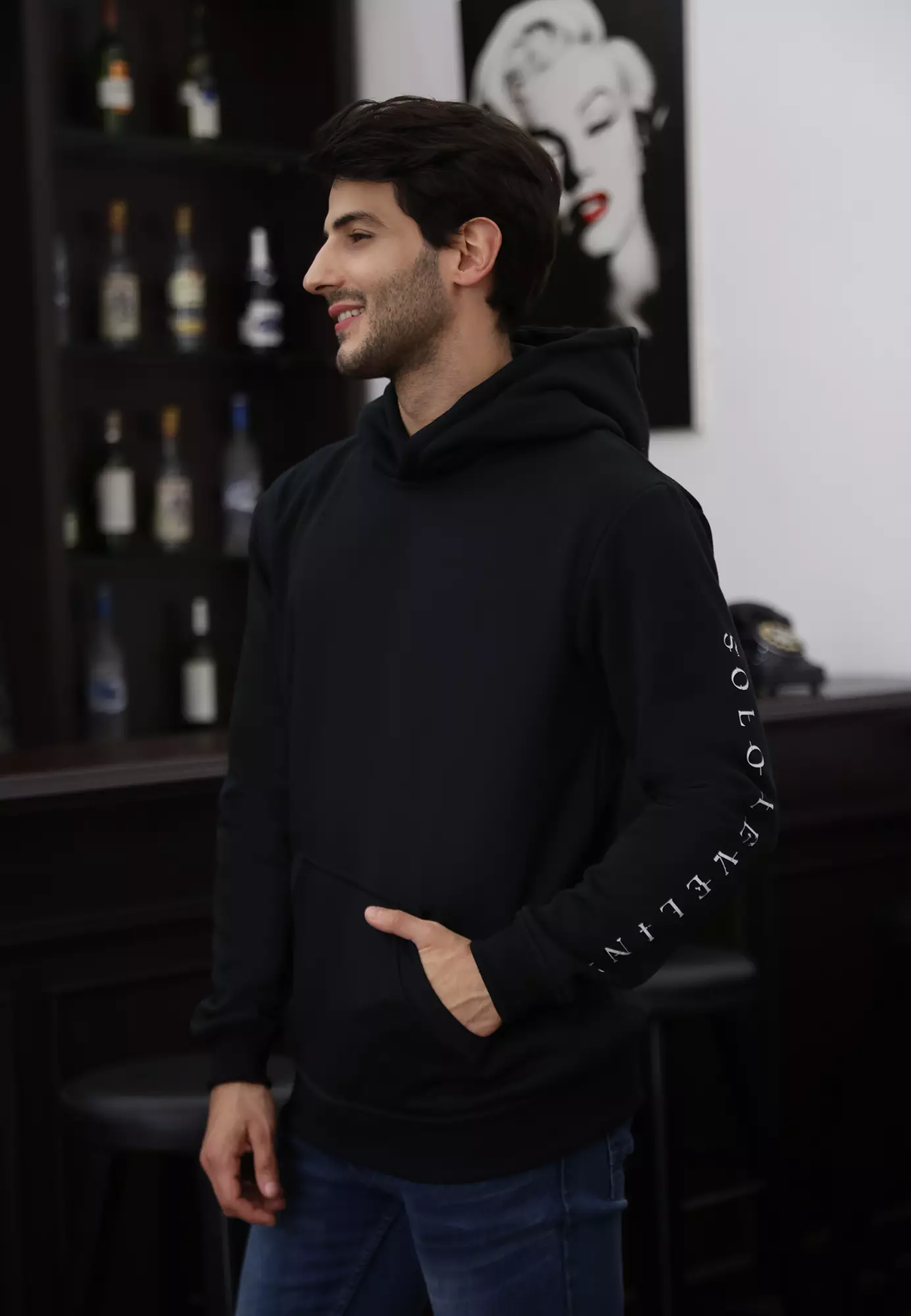 Ryusei x Solo Leveling | Hoodie Hunter Solo Leveling Black