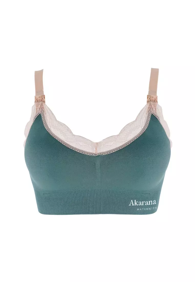 Buy AKARANA BABY Seamless Lace Solid Maternity & Nursing Bra