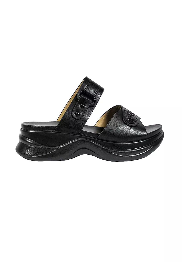 Discount on Mario D' boro Runway  shoes - SKU: Women's Flats Sandals LY 27142 Black C65