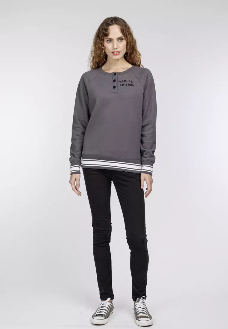 Harley-Davidson Race Her Crewneck Pullover