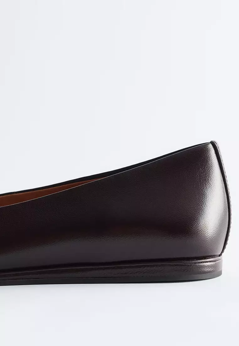 Leather Ballet Flats