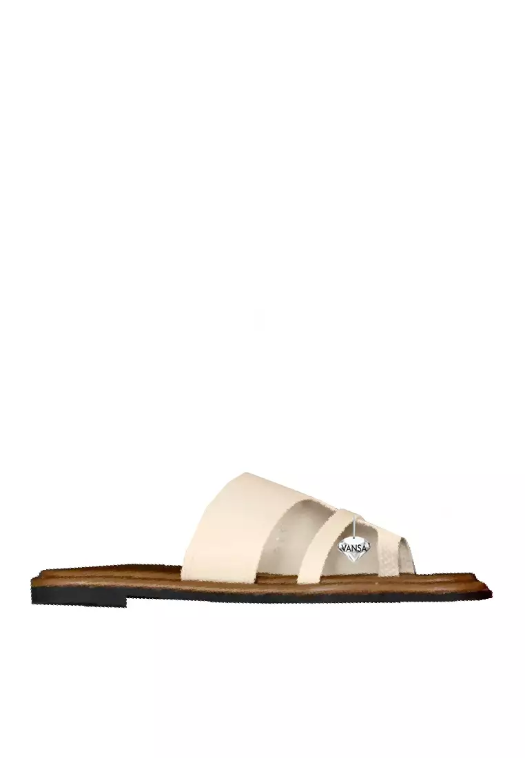 Discount on Twenty Eight Shoes  shoes - SKU: VANSA Simple Slip-On Sandals VSW-FF-A115