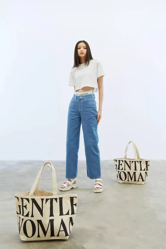 Gentlewoman Canvas Tote Bag Cream
