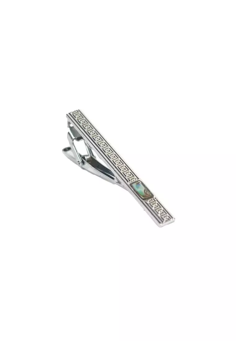 Houseofcuff Pin Tie Jepit Dasi Slim Silver A05