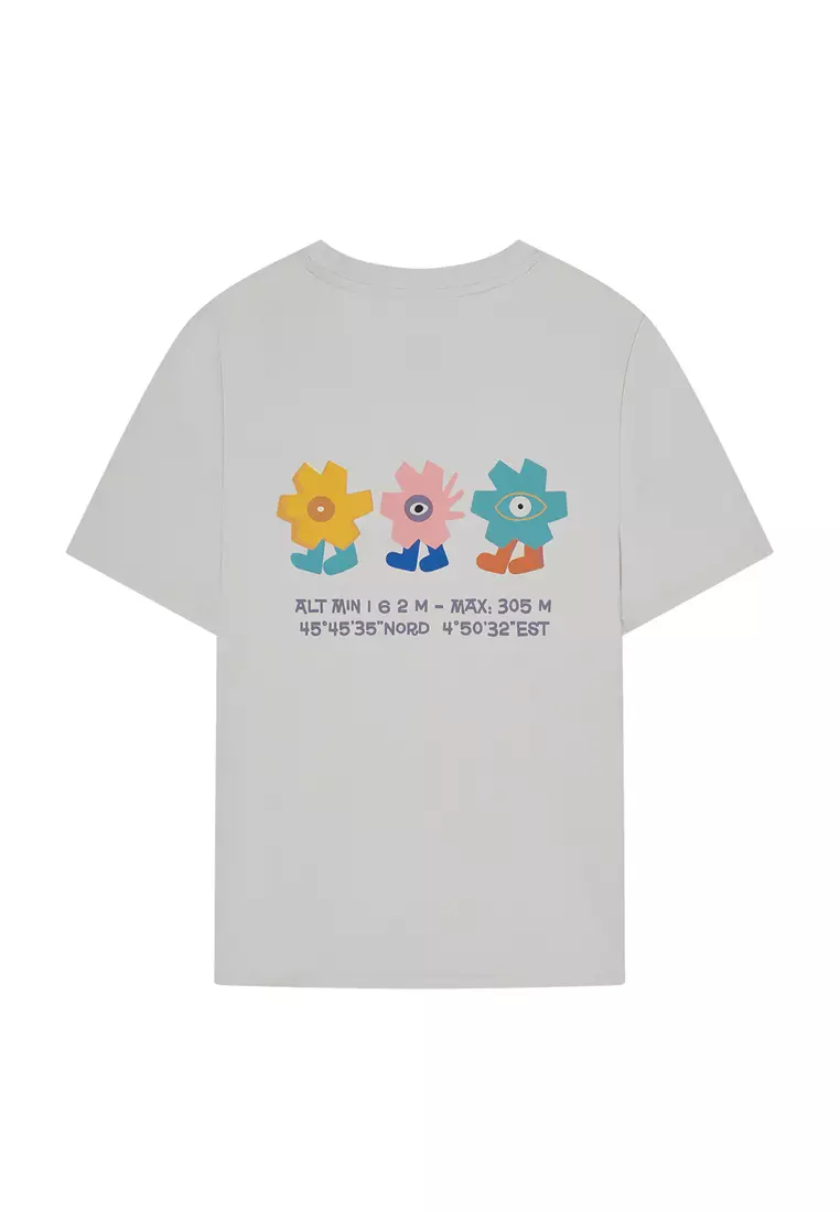 女裝鳶尾花 LOGO 短袖T裇