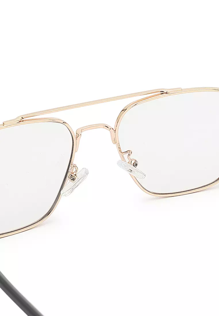 Unisex Photochromic Aviator Sunglasses (Kacamata Hitam) - Emas