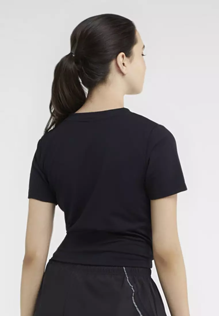 Fitwear - Alleta Twist Croptop - Black