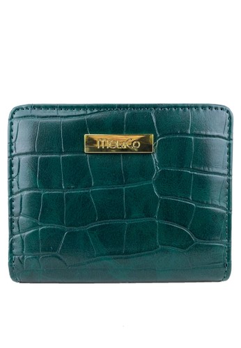 Jual Mel Co Faux Leather Croco Mid Size Wallet Original Zalora Indonesia