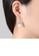 Glamorousky white Elegant and Simple Geometric Water Drop-shaped Imitation Pearl Earrings with Cubic Zirconia 05495ACE5FD459GS_5