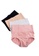 YSoCool black and grey and pink and beige Set of 4 Women High Waist Shaping Underwear Wide Waistband Panties 4FEDAUSD232943GS_8