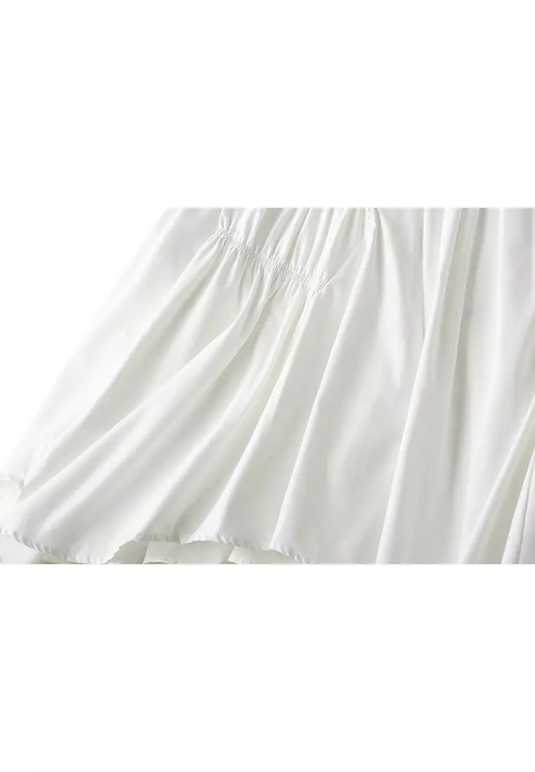Spring/Summer Irregular Folds Maxi Skirt AF8573