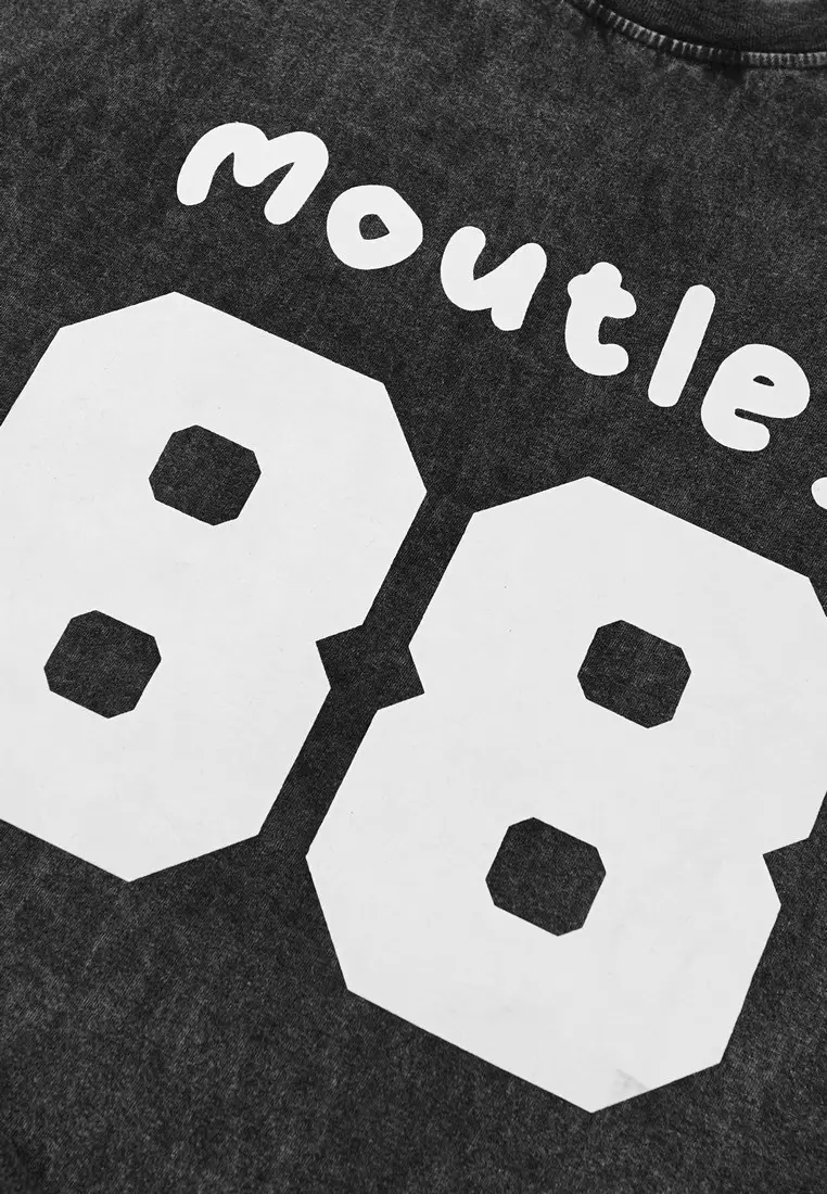 Moutley Men's T-Shirt Long Sleeve Oversized Fit Cotton 16s Otoma OL-090725