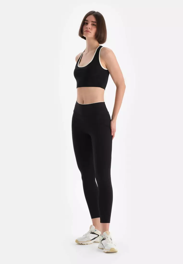 Black Leggings, Minimizer, Long Leg, Activewear for Women