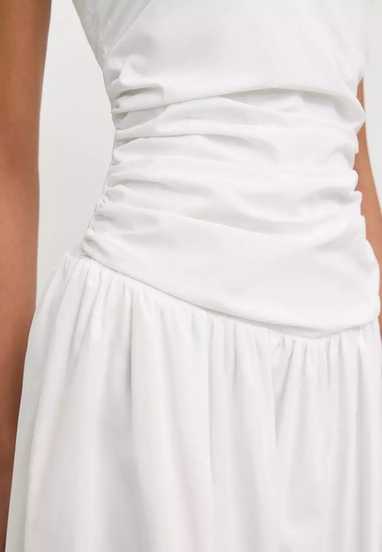 Sleeveless Square-Neck Dress