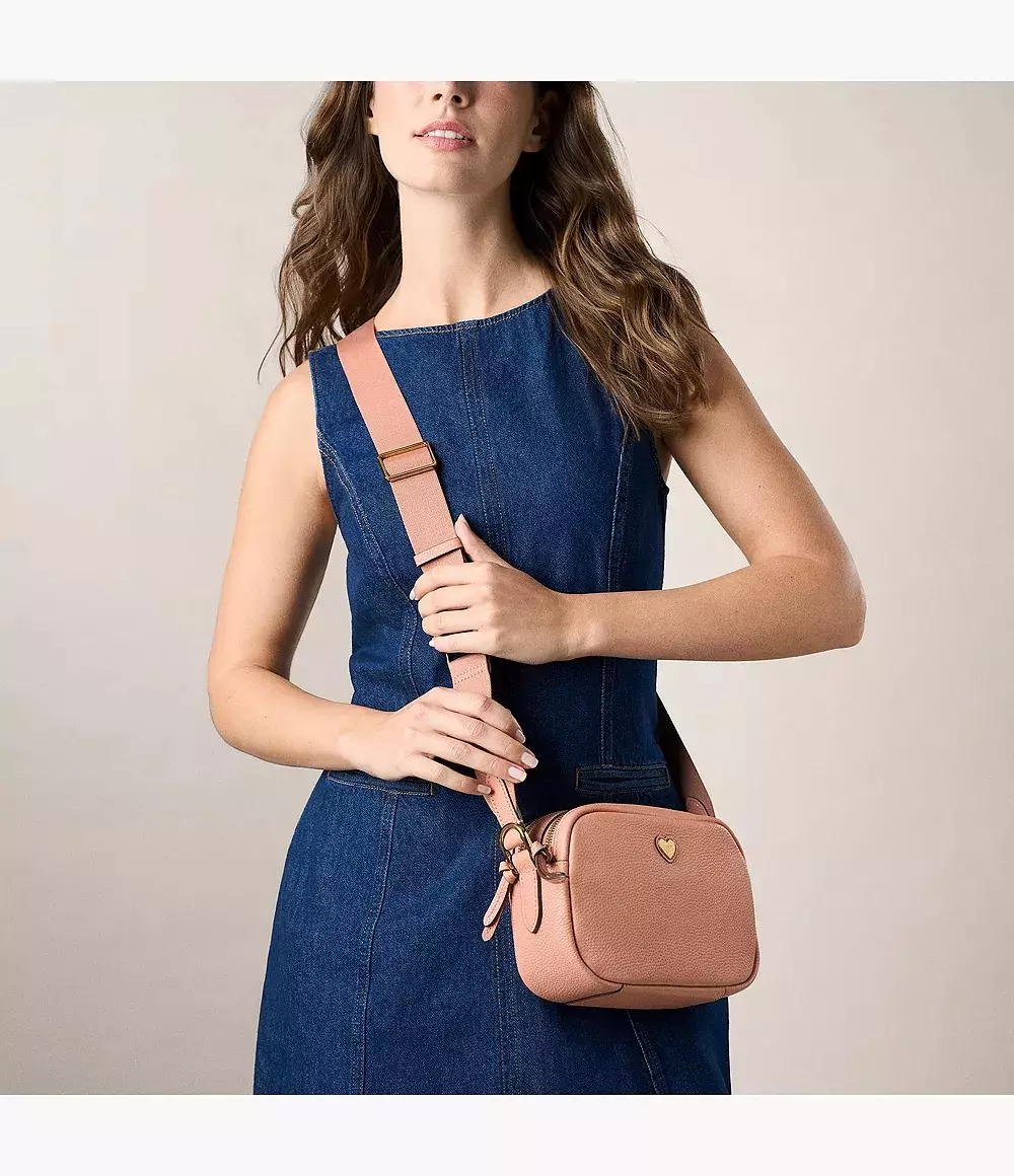 Fossil Danni Leather Crossbody Bag Tranquil Tas Wanita - ZB11121-682