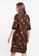 Mille Fleur brown Lily Dress Batik A13E4AADDA6E99GS_3