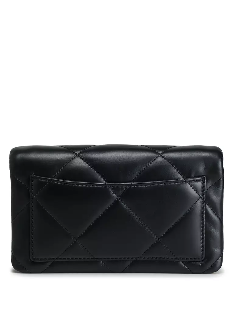 Kira Diamond Quilt Chain Wallet (nt)