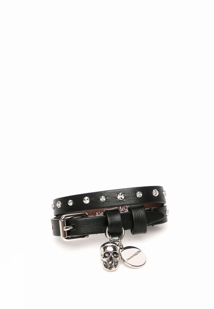 ALEXANDER MCQUEEN Double-Wrap Studded Bracelet 2023 | Buy ALEXANDER Online ZALORA Hong