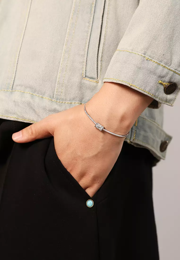 Gelang Pria Titanium Anti Pudar Fashion Bracelets Gelang Cewek