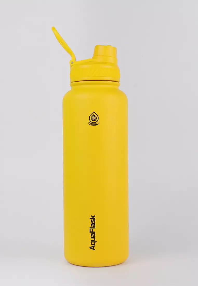 40oz Wide Mouth Water Bottle Lemon Slush