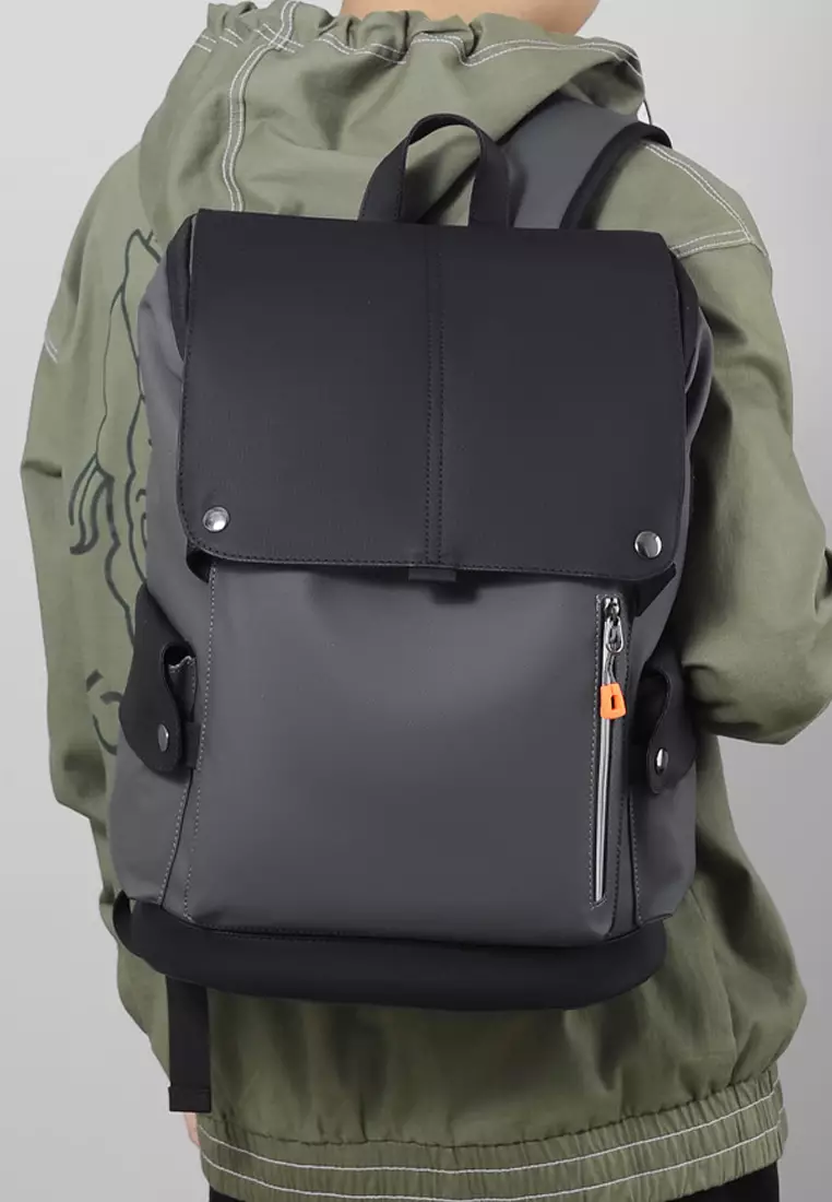 Multi Purpose Faux Leather Travel Laptop Backpack JW GD-PU1969