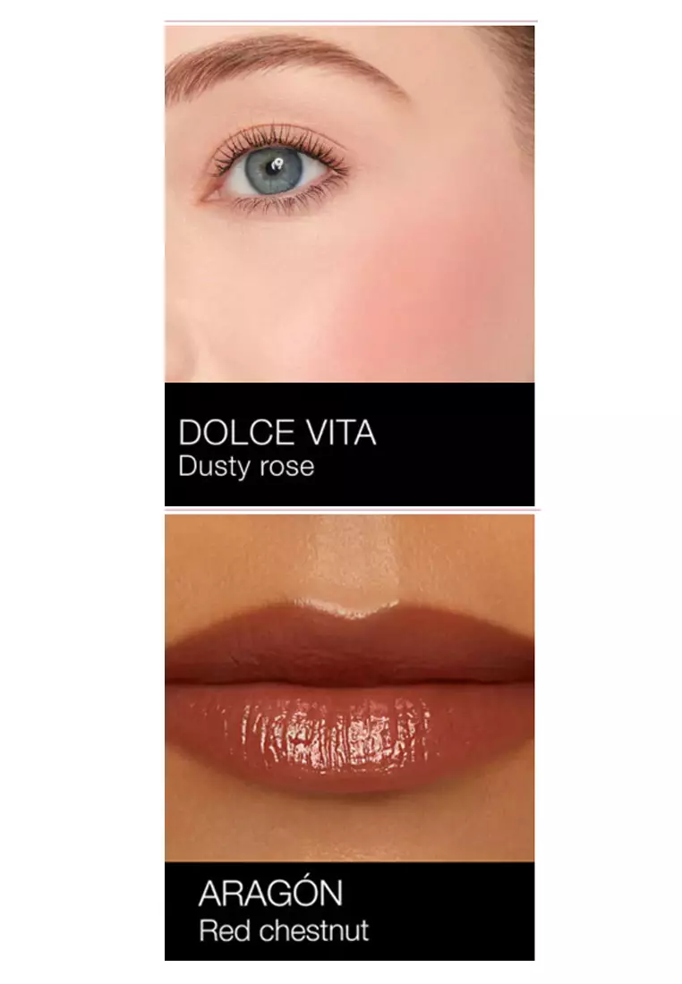 NARS Mini Afterglow Liquid Blush & Lip Shine Duo - Dolce Vita & Aragon