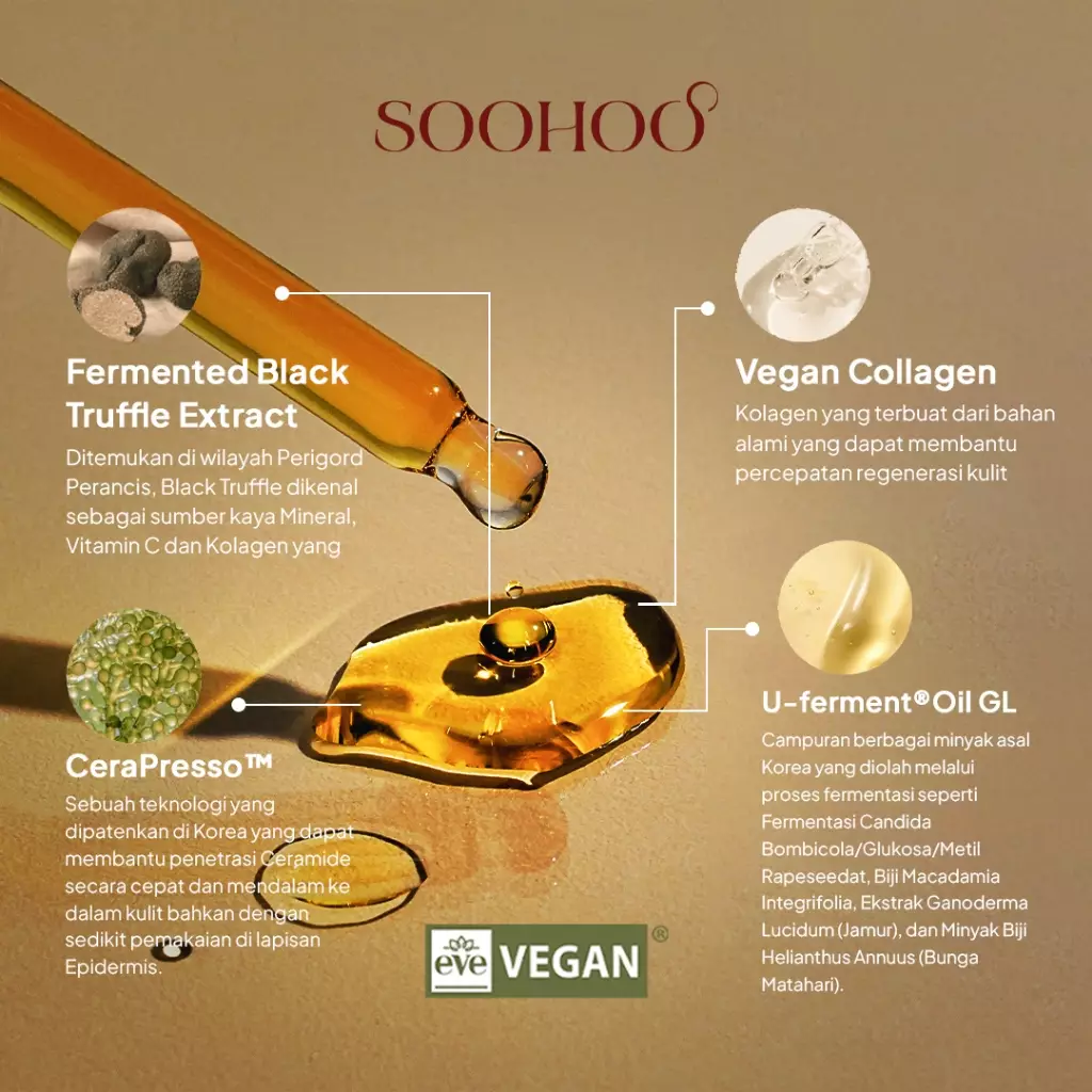 Soohoo Vegan Truffle Mark Expert Belly Oil - Minyak Penghilang Stretch Mark Ibu Hamil dan Menyusui