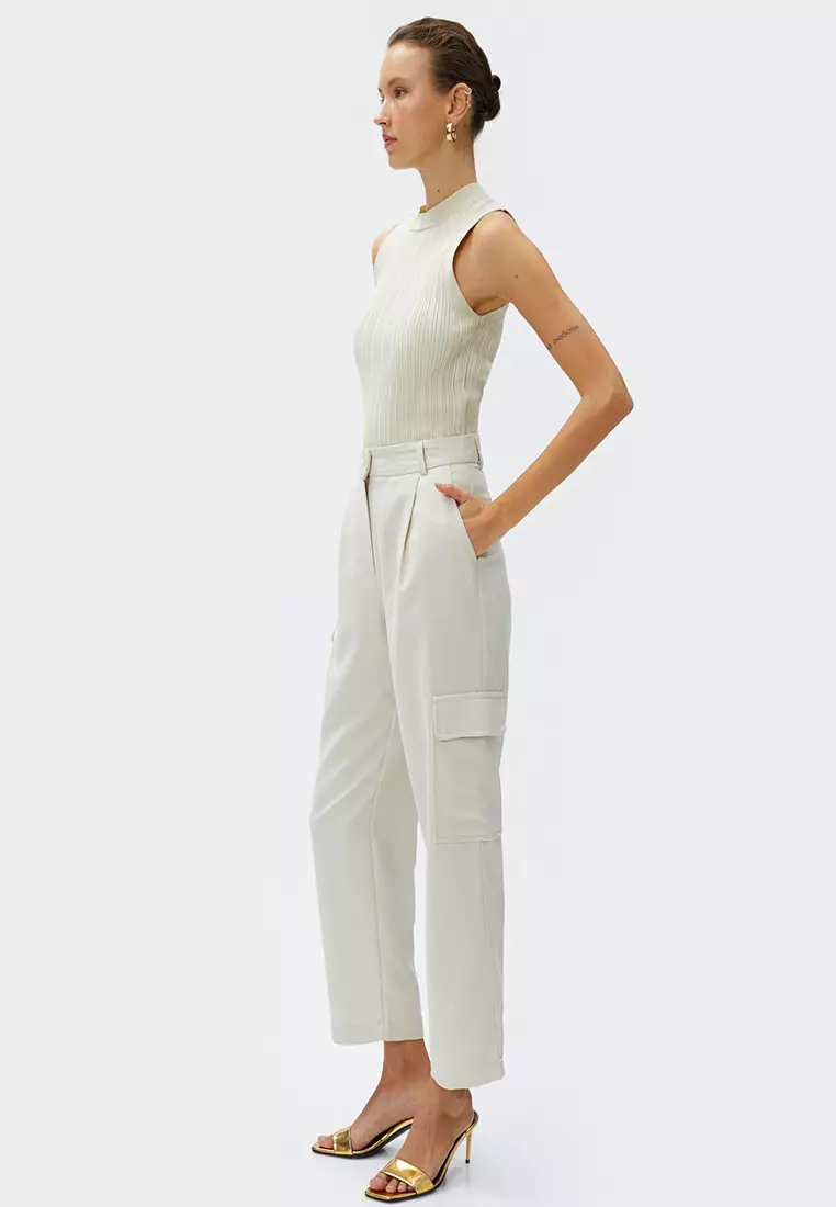 Buttoned Cargo Pants main image 0