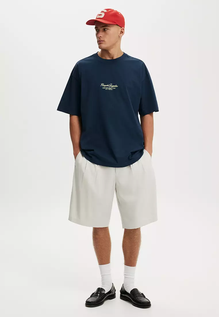Box Fit Text T-Shirt