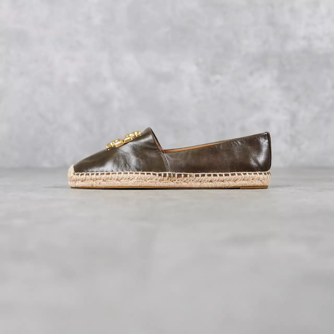 Sepatu TORY BURCH ELEANOR OLIVE ESPADRILLES SHOES 100% ORIGINAL