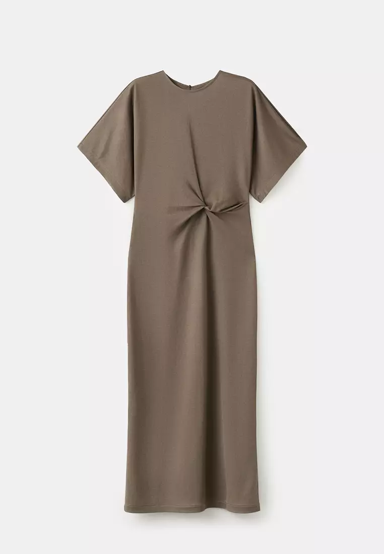 Side Gathered Detail Dress