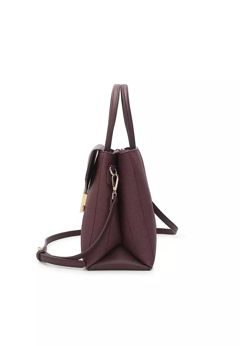 Women's Top Handle Bag / Sling Bag / Crossbody Bag / Shoulder Bag (Tas Tangan / Tas Selempang / Tas Bahu) - Merah