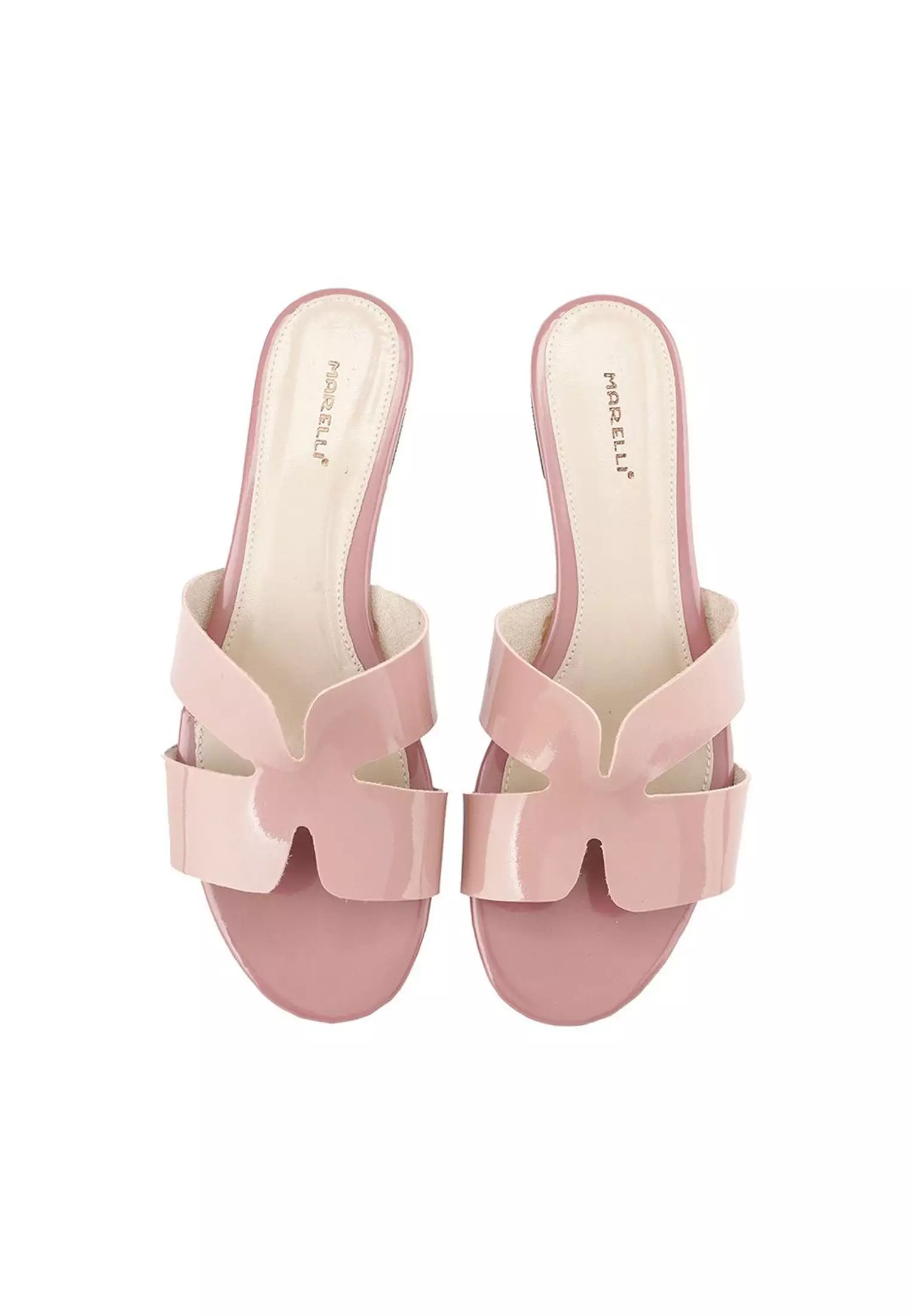 Lolita Sandal wanita Flat Slip On