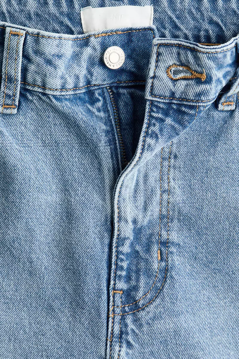 Mom Slim Fit High Waist Ankle Jeans