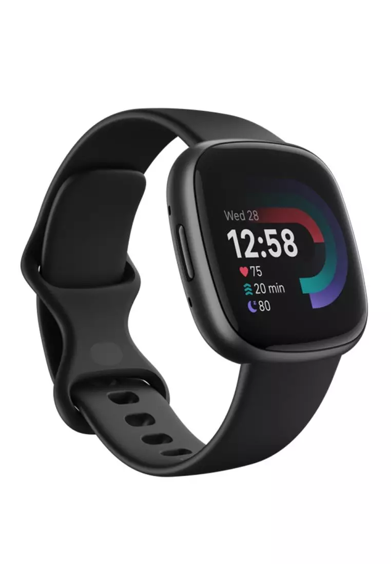 Fitbit Versa 4 SmartWatch Black Graphite Aluminium
