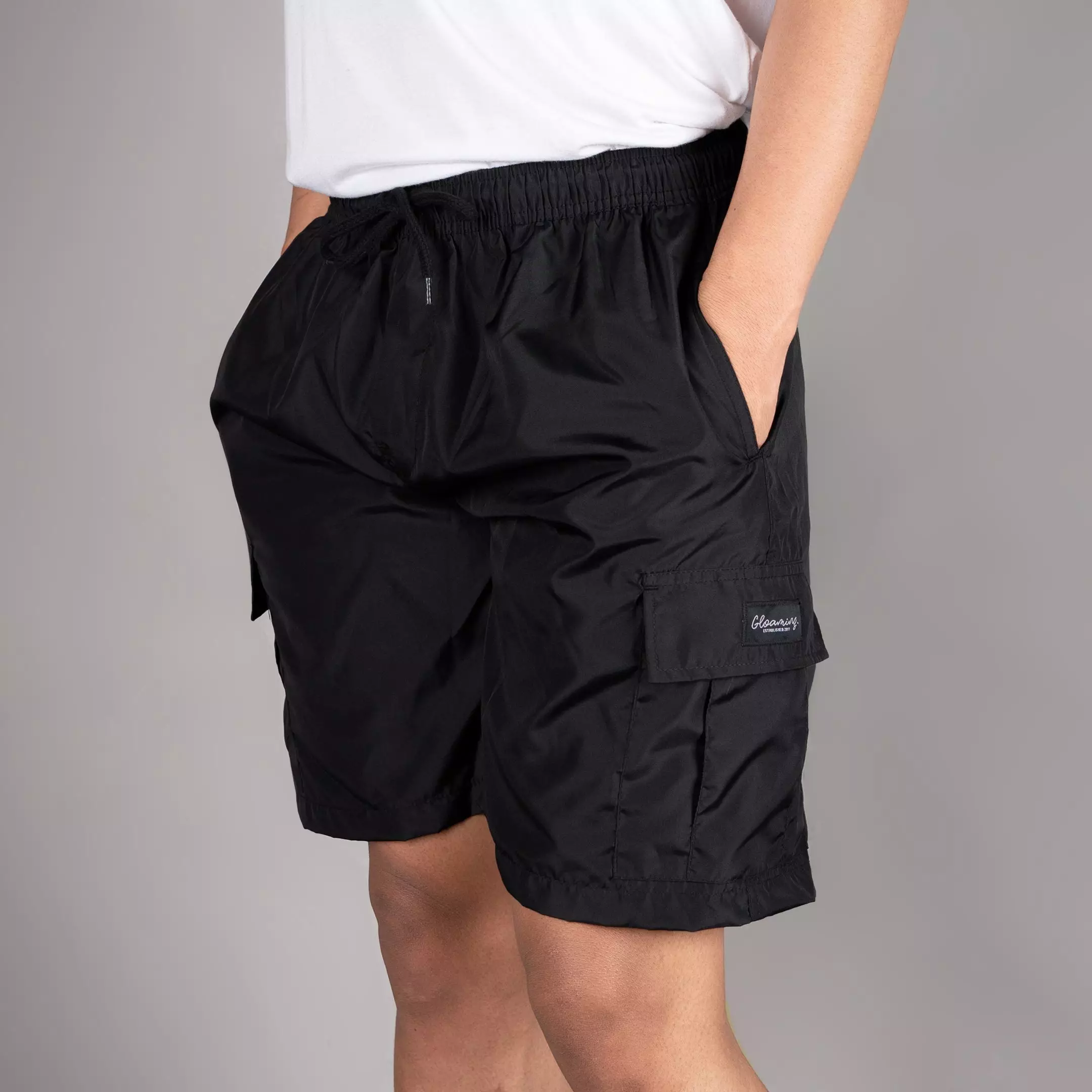 Cargo Boardshort Black Celana Pendek Basic Shorts