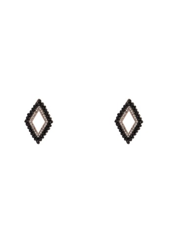 Triangle Beaesprit home 台灣ded Stud Earrings, 韓系時尚, 梳妝
