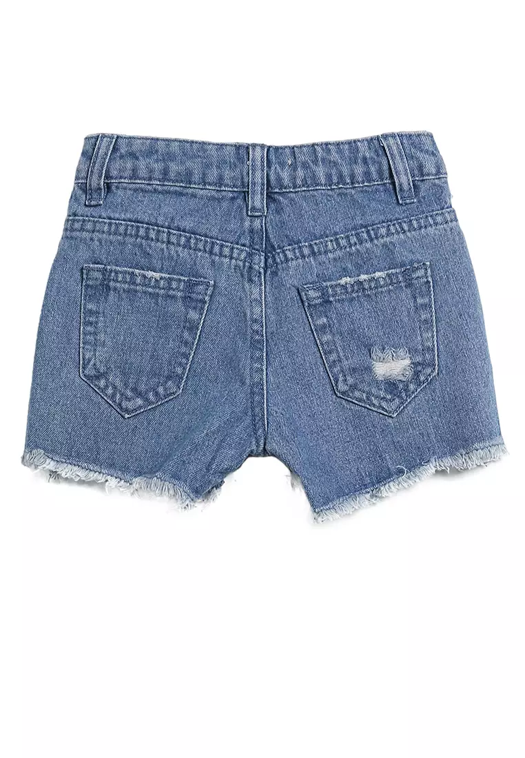 Infant blue jean shorts on sale