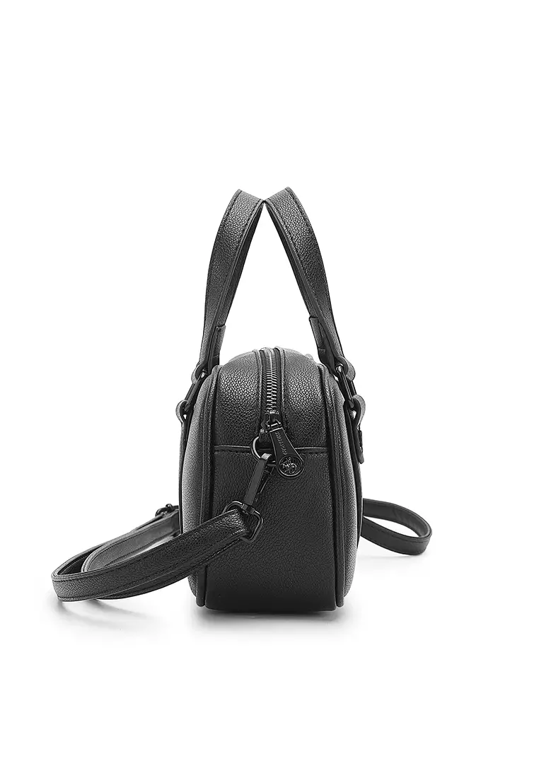 Women's Top Handle Bag / Sling Bag / Crossbody Bag - Black