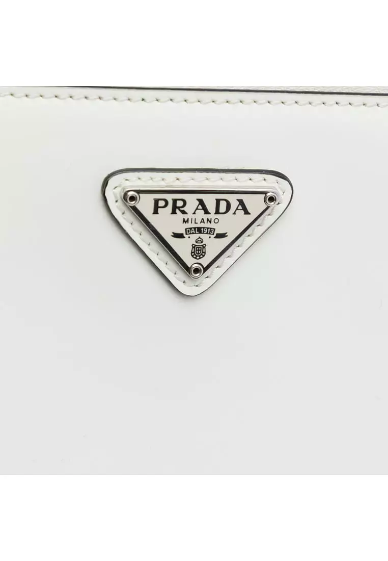 Pre-Loved Prada Brushed Leather Shoulder Bag