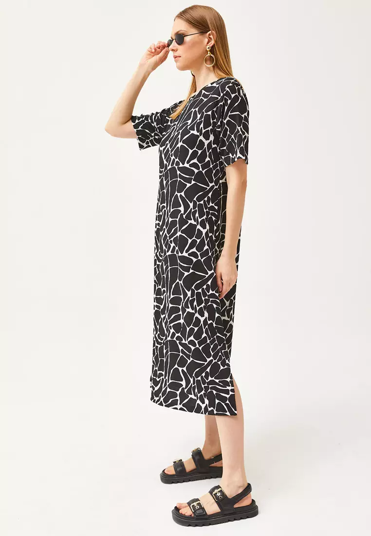 Side Slit Oversize Dress