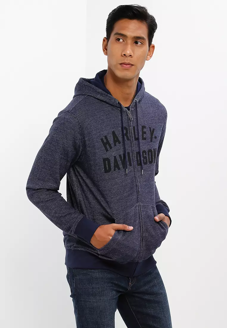 Harley zipper hoodie store