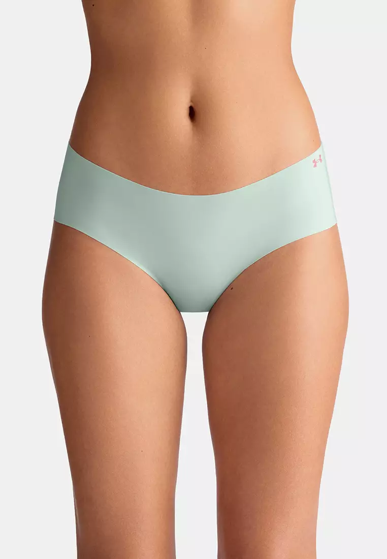 Pure Women's 3-Pack No Show Hipster Panties
