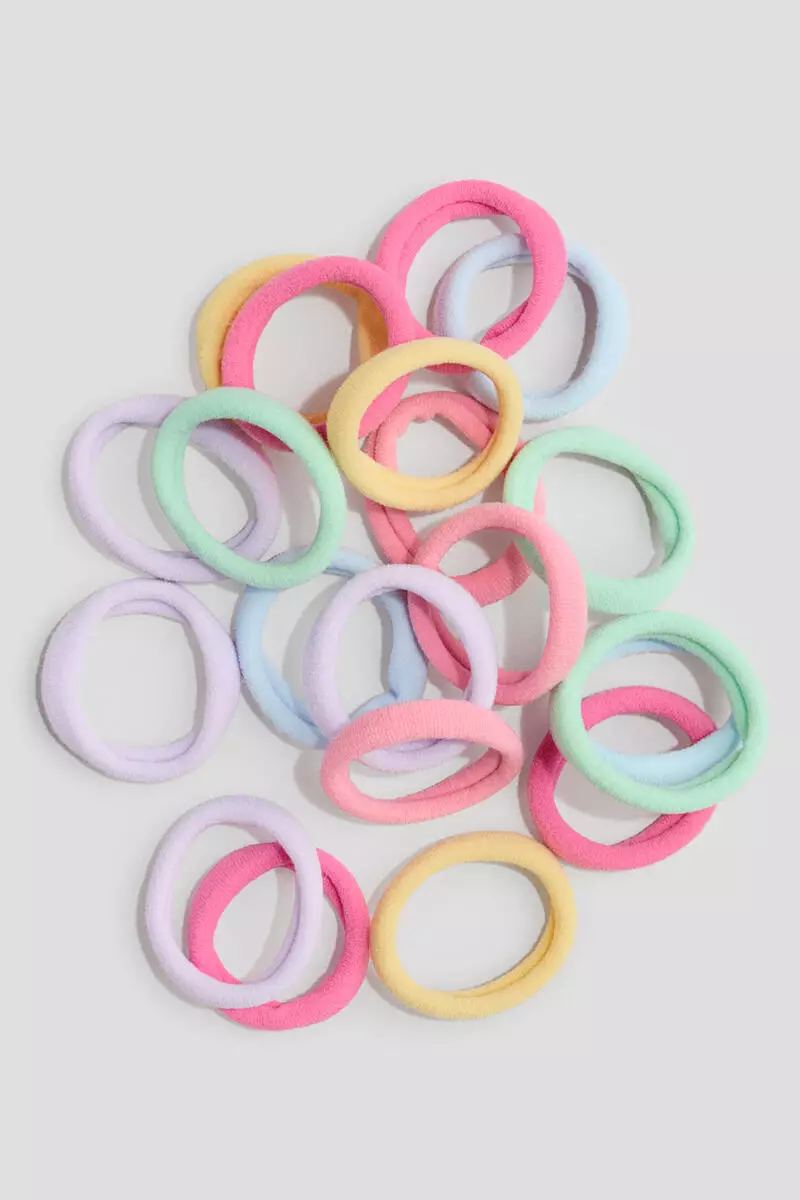 20-pack hair elastics