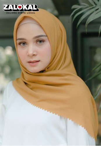Lozy Hijab yellow Haraa Voal Harvest Gold 7DC27AA864187AGS_1