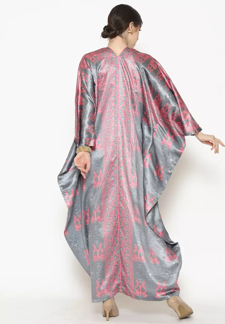 Kanzi Exclusive Long Sleeve Songket Kaftan